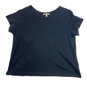 Express One Eleven Black T-Shirt Womens Large‎ Short Sleeve Casual Top